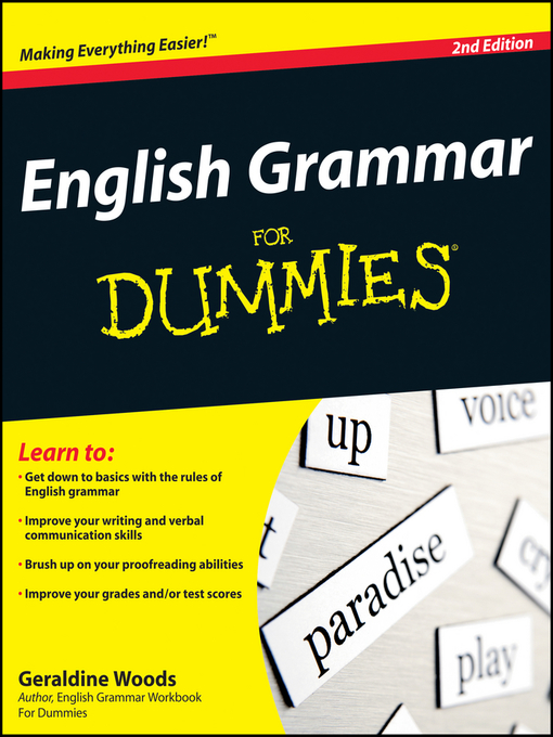 Basic English Grammar For Dummies - US eBook di Geraldine Woods - EPUB  Libro