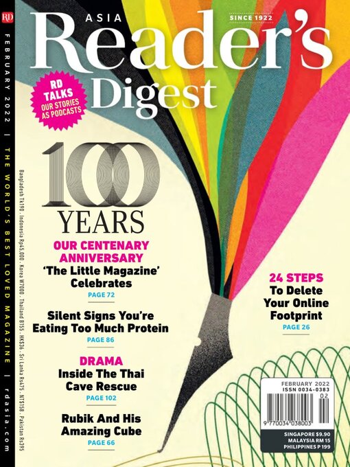 Magazines - Reader's Digest Asia (English Edition) - Toronto Public Library  - OverDrive