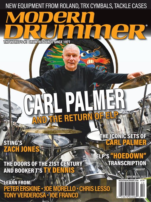 Carl Palmer's 1973 Stainless Steel Kit - Modern Drummer Magazine