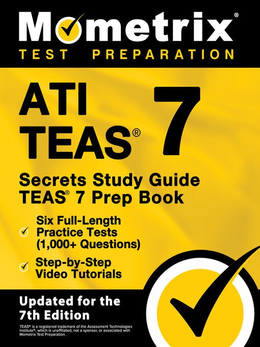 Title details for ATI TEAS Secrets Study Guide by Matthew Bowling - Wait list