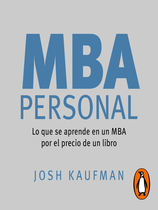 MBA Personal [Personal MBA] por Josh Kaufman - Audiolibro 