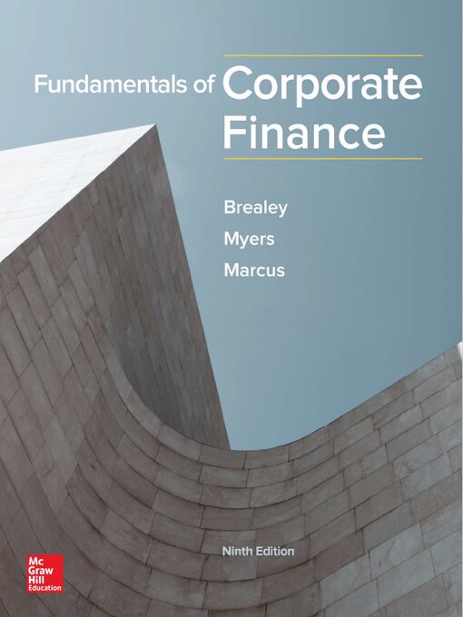 Libby - Fundamentals of Corporate Finance, 9th ed