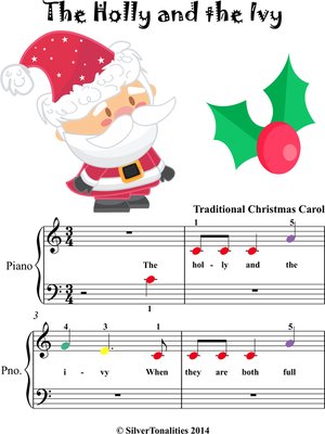 Italian - Jingle Bells Easy Piano Sheet Music with Colored Notes - Old  Colony Library Network - OverDrive